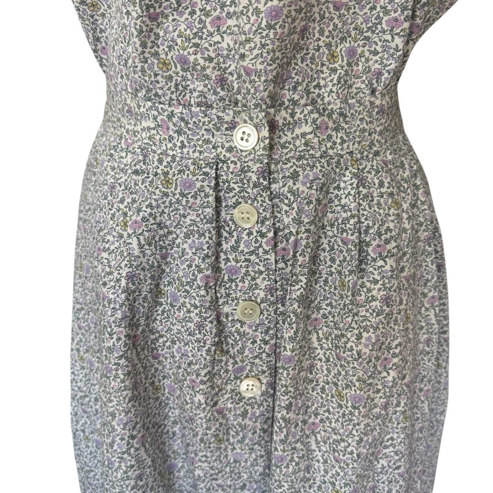 NWT Vintage 80s 90s Laura Ashley Ditsy Floral Cotton Top & Skirt 2 pc Set Large - Picture 3 of 16
